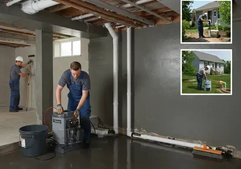 Basement Waterproofing and Flood Prevention process in Country Walk, FL